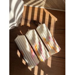 Kalenderlys | Colorful Marmor