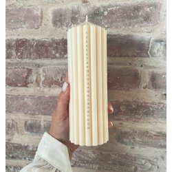 Kalenderlys | Lys beige 