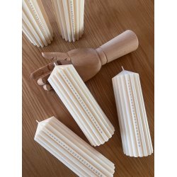 Kalenderlys | Lys beige 