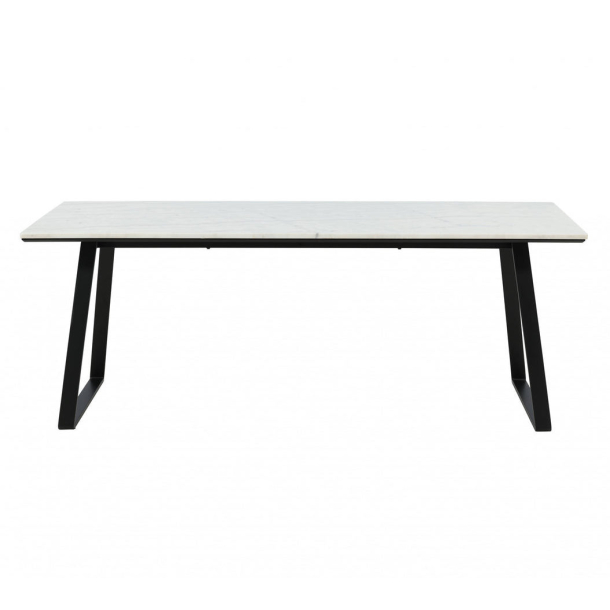 Spisebord i Hvid Marmor - 90x200cm 