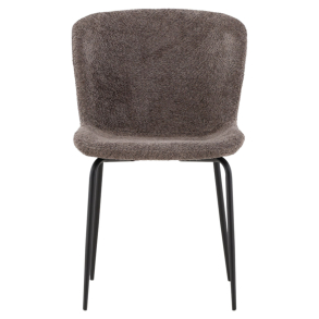Modesto Spisebordsstole - Grey / Smoked Black Boucle 2 stk